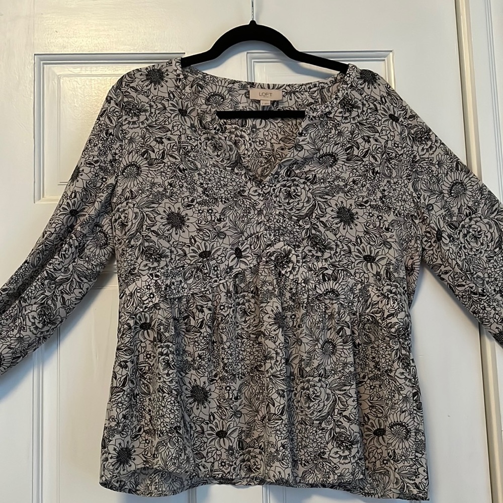Loft Floral Blouse